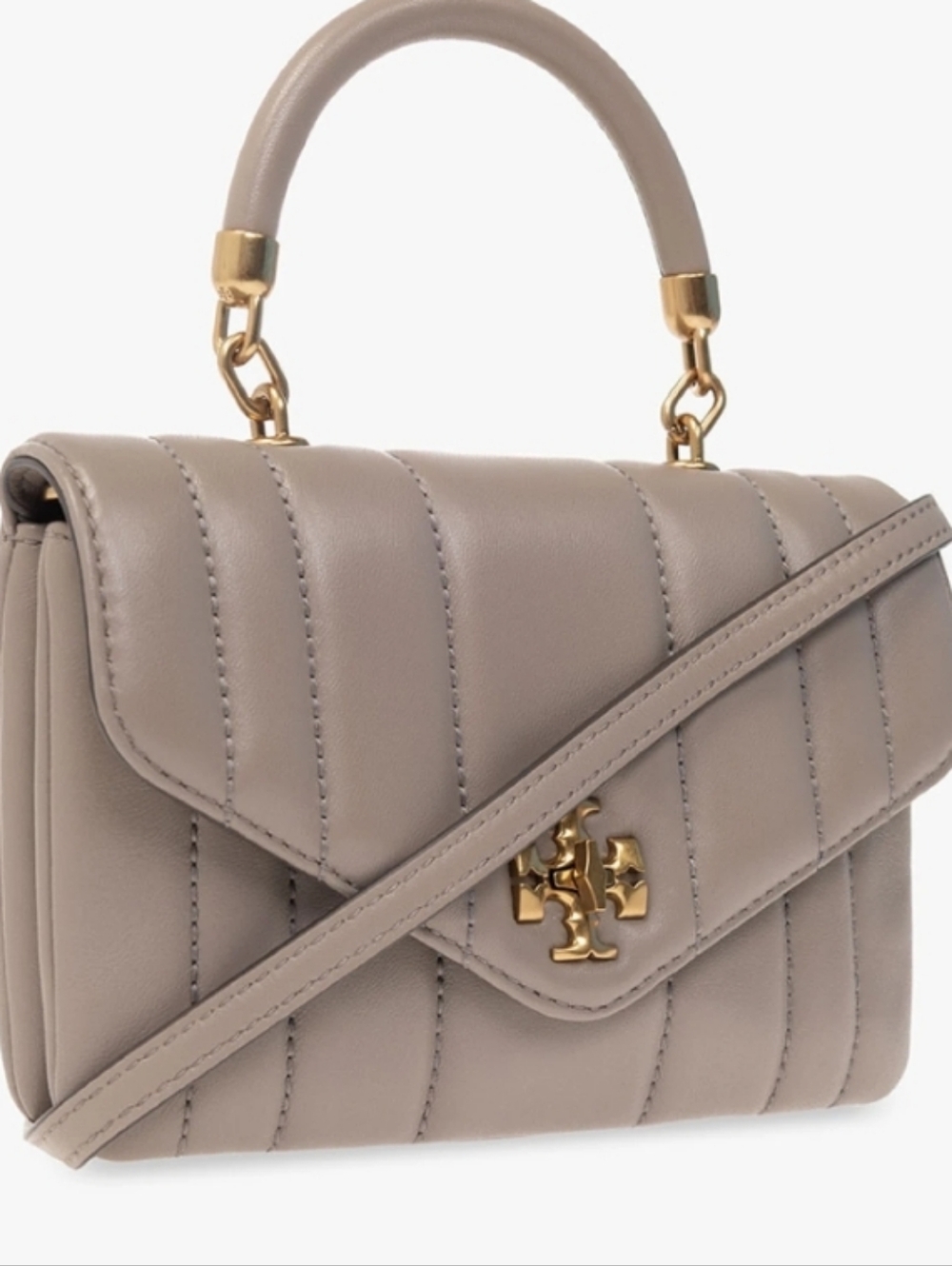 NWT TORY BURCH KIRA DIAMOND QUILT TOP HANDLE CROSSBODY - Picture 4 of 4